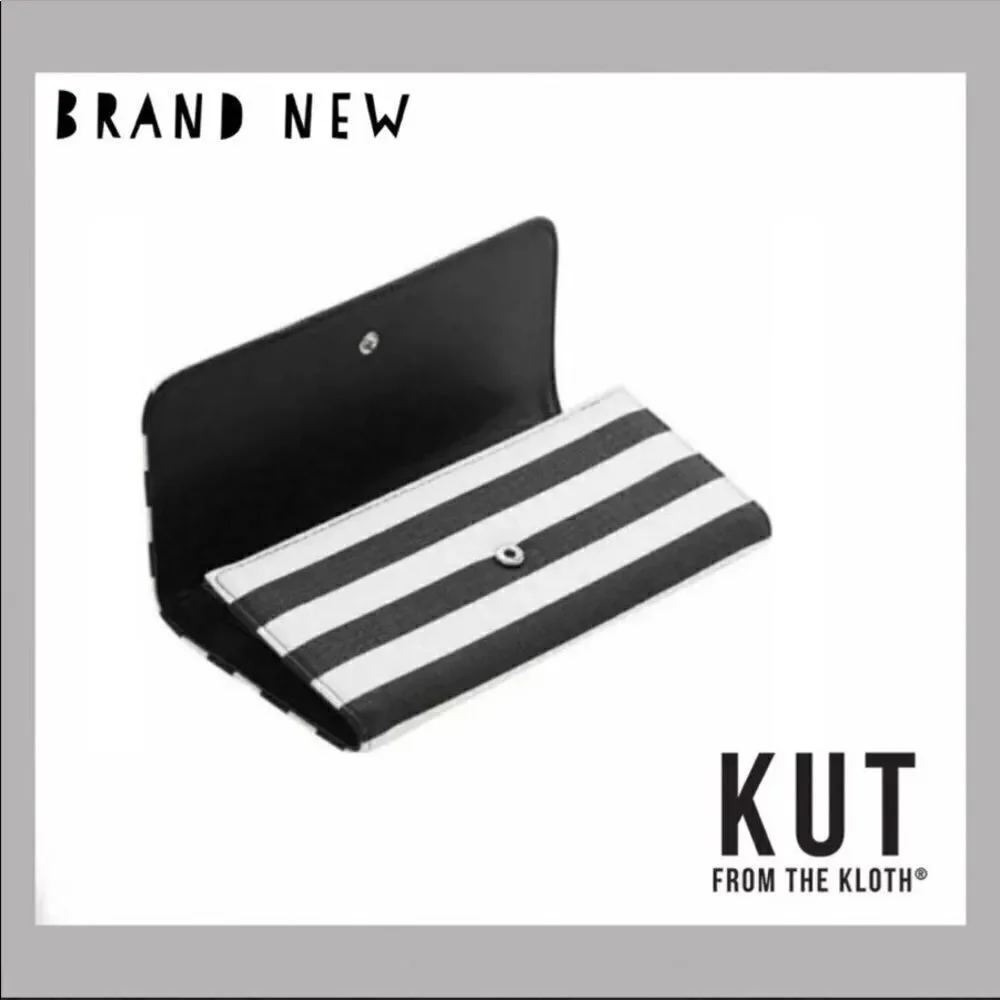 NWOT Kut from the Kloth Slim Striped Wallet